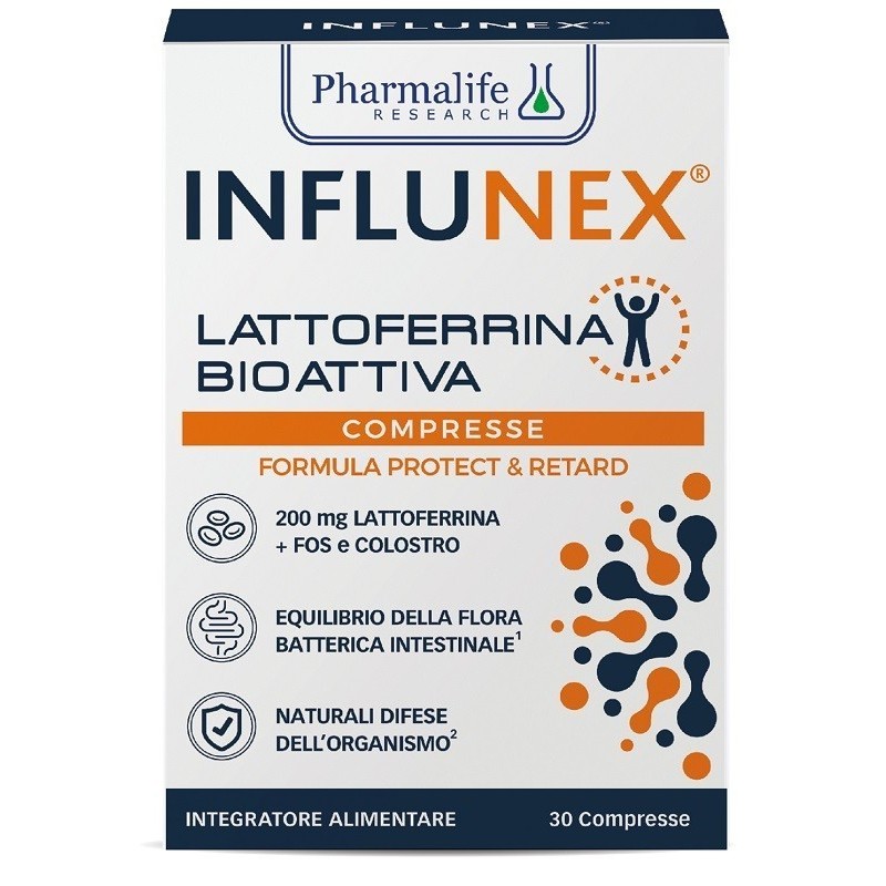 Influnex lattoferrina bioattiva 30 compresse Influnex lattoferrina bioattiva 30 compresse