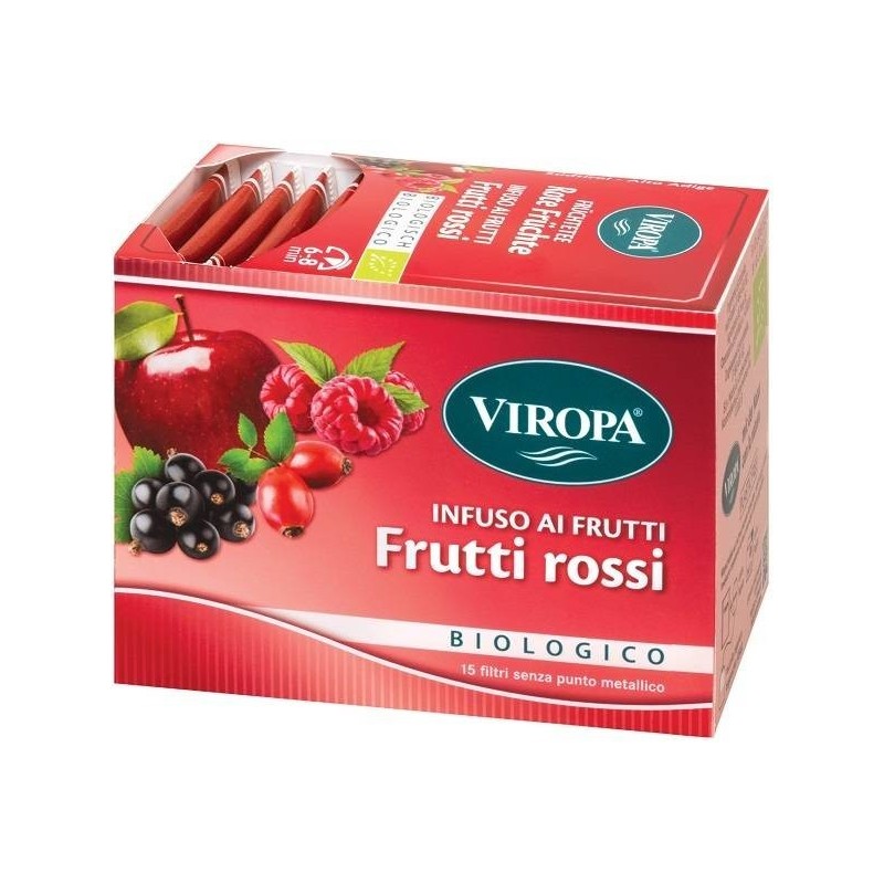 Viropa frutti rossi bio 15 bustine Viropa frutti rossi bio 15 bustine