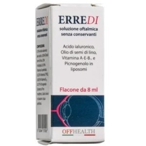 Soluzione oftalmica erredi senza conservanti 10 ml