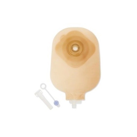 Sacca urostomia anatomica trasparente convessa barriera idrocolloidale sistema antireflusso rivestimento tnt idrorepellente lato