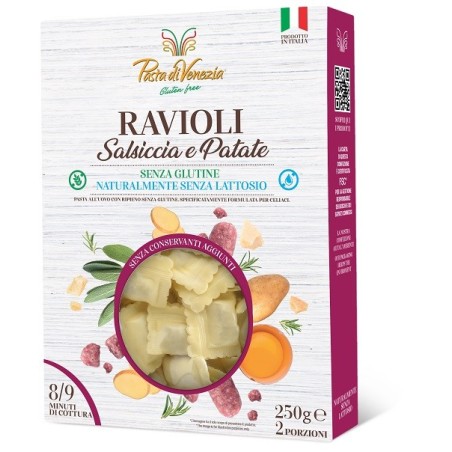 Pasta venezia ravioli salsiccia patate senza glutine stab 250 g