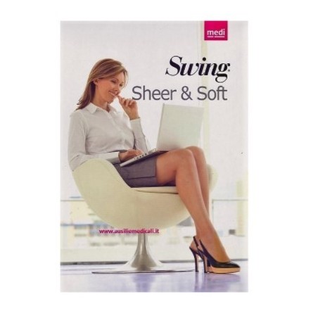Gambaletto preventivo sheer & soft 2205sf 14mmhg natural 5