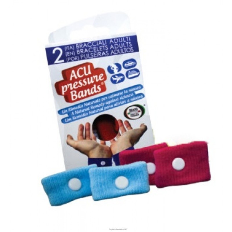 Bracciale acu pressure band adulti 2 pezzi
