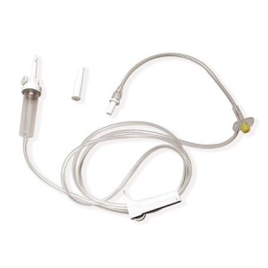 Acusoft deflussore a 1 via con ago 1 pezzo