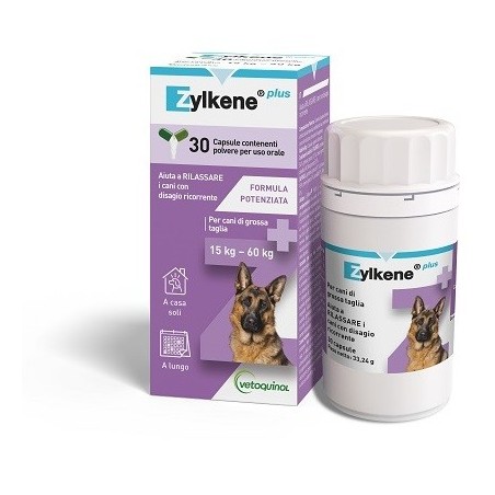Zylkene plus cani 15-60 kg 30 capsule