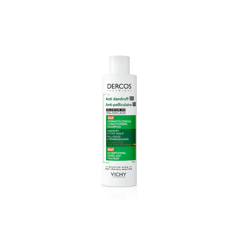 Dercos technique anti dandruff shampoo 2in1 200 ml