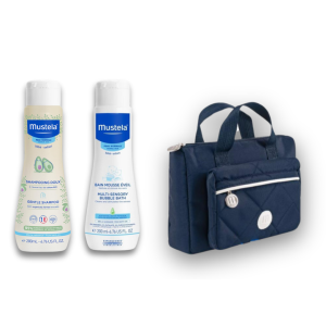 Mustela vanity set 2024 1 shampoo dolce 200 ml + 1 bagnettomille bolle 200 ml