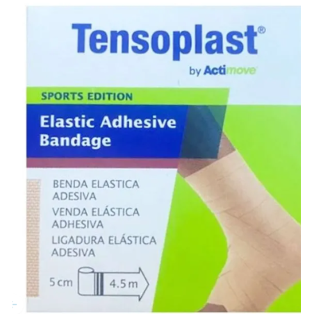 Benda elastica actimove tensoplast autoadesiva con ossido dizinco 7,5 cm x 4,5 m 1 pezzo
