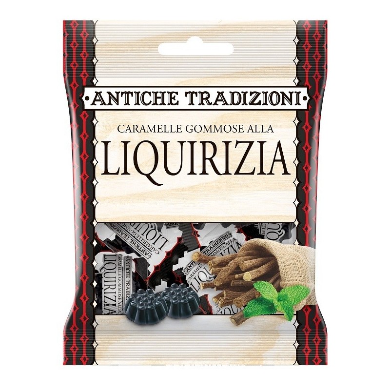 Antiche tradizioni caramelle gommose liquirizia 50 g