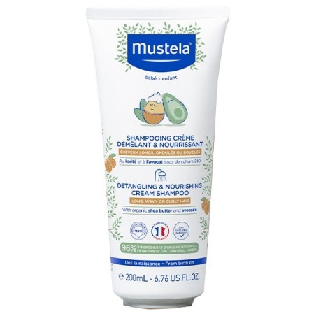 Mustela shampoo balsamo nutriente districante 200 ml