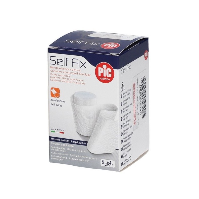 Benda elastica pic selffix senza lattice m 4x8 cm