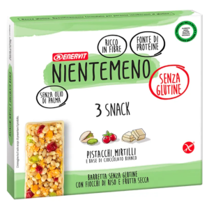 Nientemeno barretta pistacchi e mirtilli astuccio 3 x 23 g