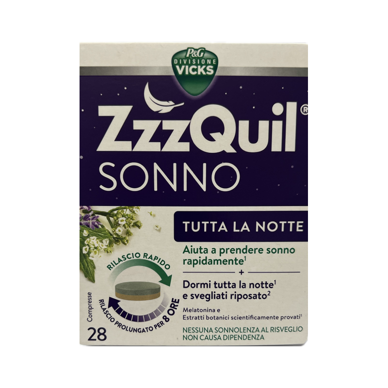 Vicks zzzquil sonno tutta la notte 28 compresse