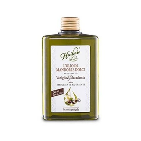 Huilerie l'olio di mandorle dolci profumato vaniglia & macadamia 300 ml