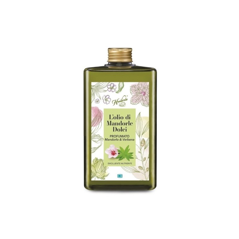 Huilerie l'olio di mandorle dolci profumato mandorlo & verbena 300 ml