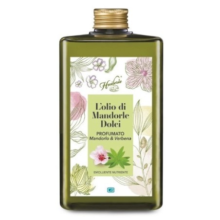 Huilerie l'olio di mandorle dolci profumato mandorlo & verbena 300 ml