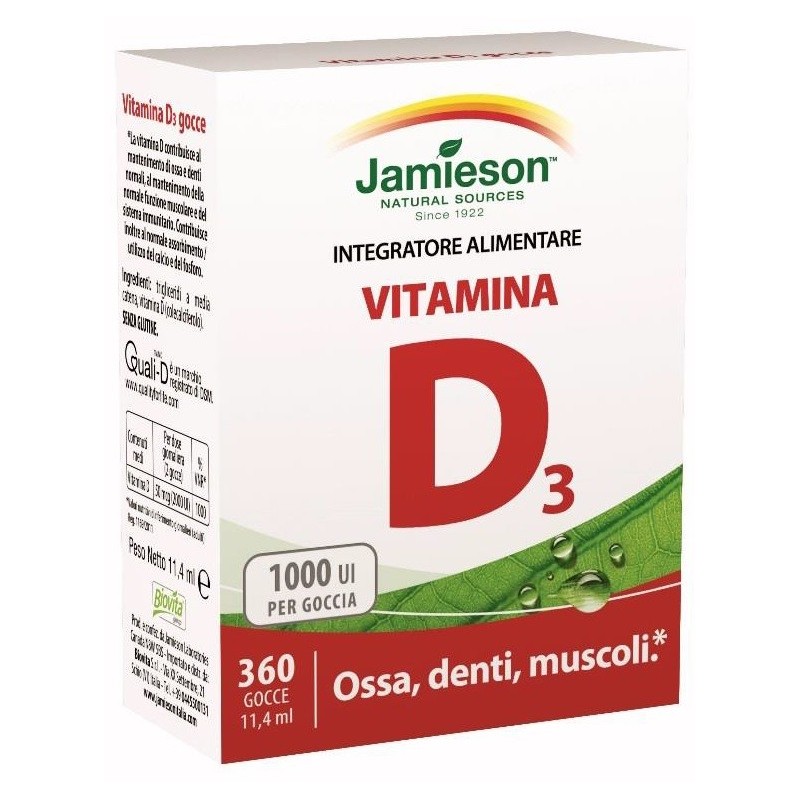 Jamieson vitamina d gocce 11,4 ml