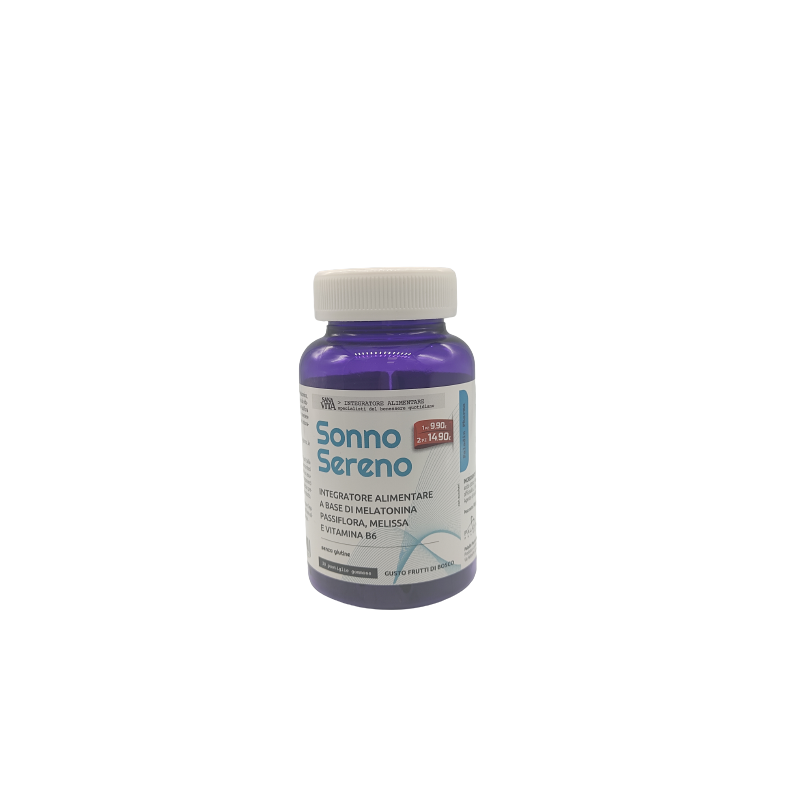 Sanavita sonno sereno 30 gommose Sanavita sonno sereno 30 gommose
