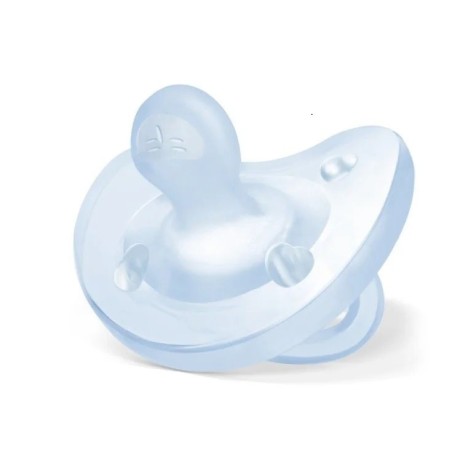 Chicco gommotto silicone azzurro 2-6 mesi 1 pezzo