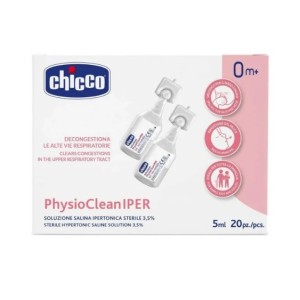 Soluzione salina ipertonica physioclean iper 20 pezzi da 5 ml