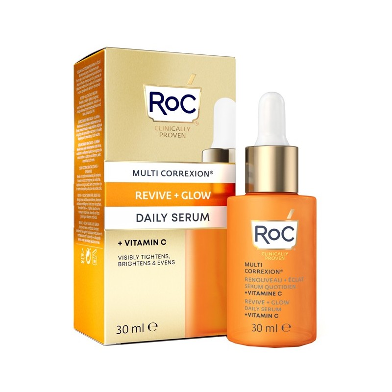 Roc multi correxion revive + glow siero viso 30 ml