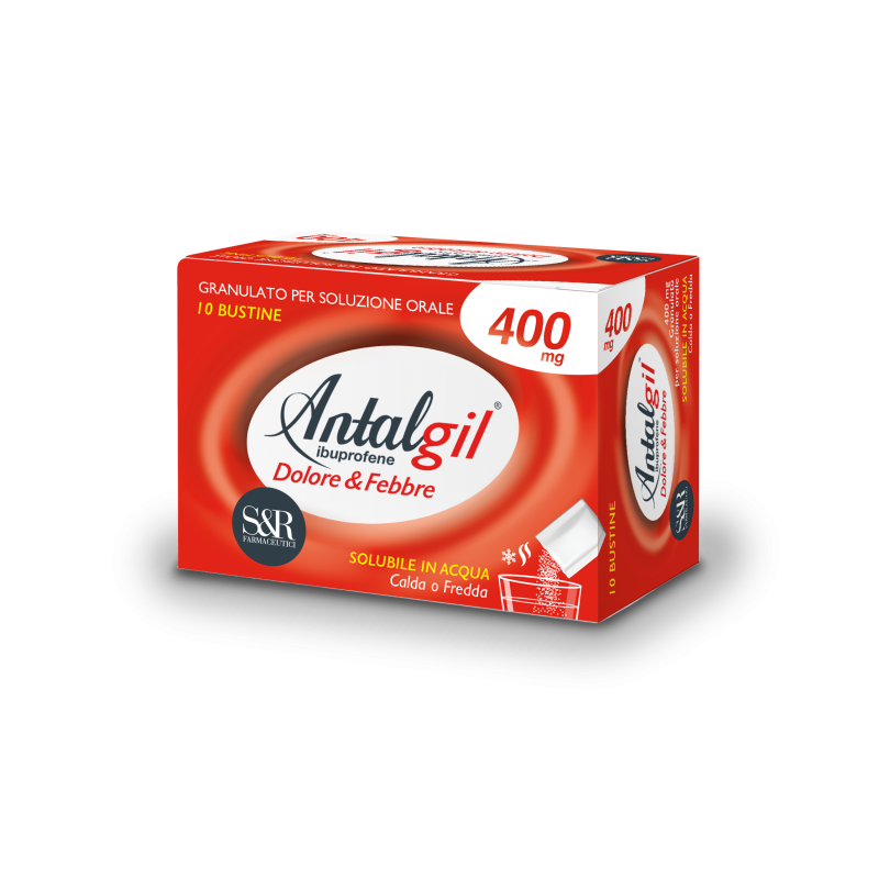Antalgil dolore e febbre orale grat 10 bustine 400 mg