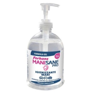Forhans manisane pro igienizzante mani idroalcolico 70% 500ml