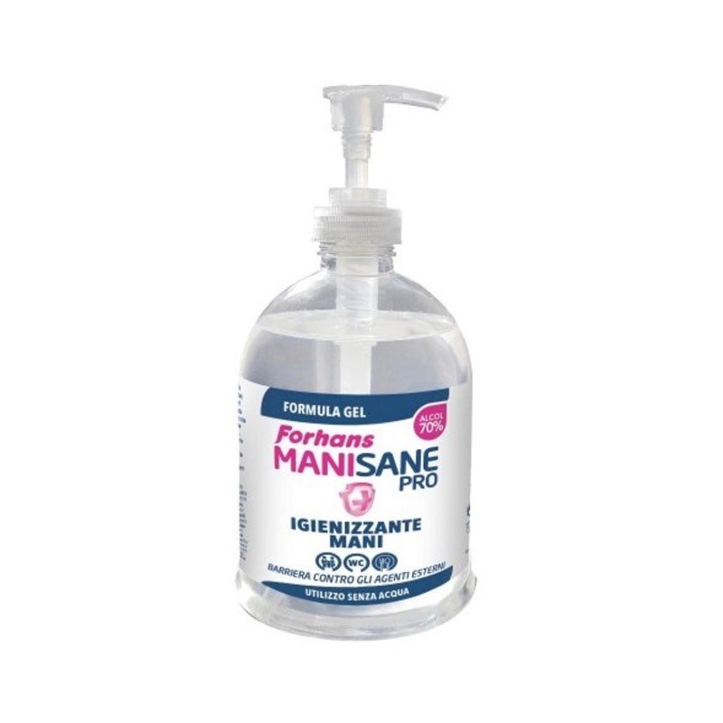 Forhans manisane pro igienizzante mani idroalcolico 70% 500ml