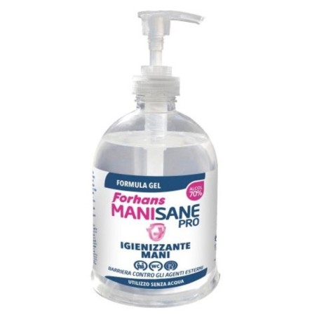 Forhans manisane pro igienizzante mani idroalcolico 70% 500ml