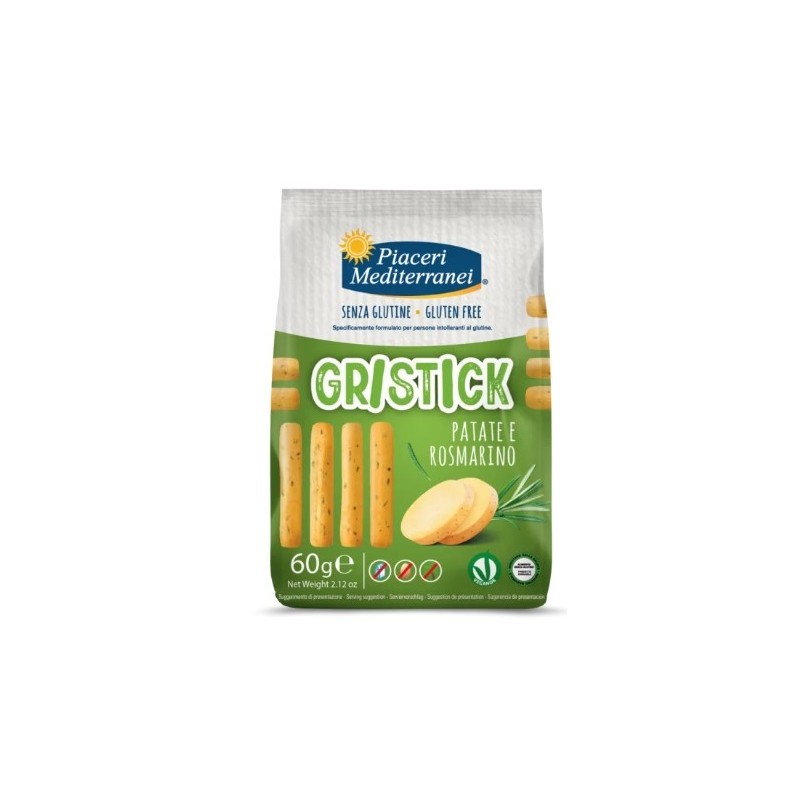 Piaceri mediterranei gristick patate e rosmarino 60 g