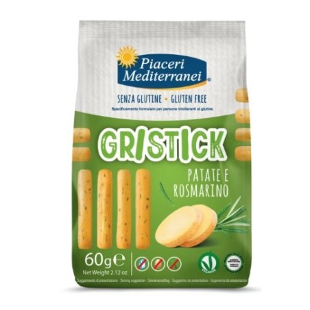 Piaceri mediterranei gristick patate e rosmarino 60 g