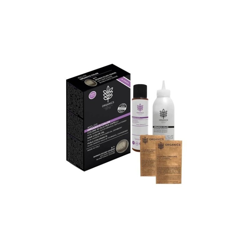Organics pharm organic color 6/1 biondo scuro cenere