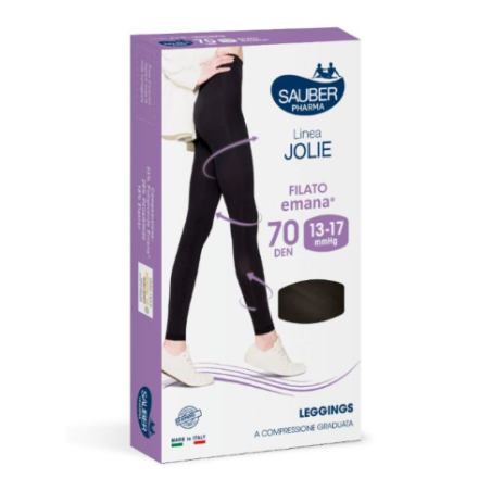 Calza sauber jolie leggings emana 70 nero s