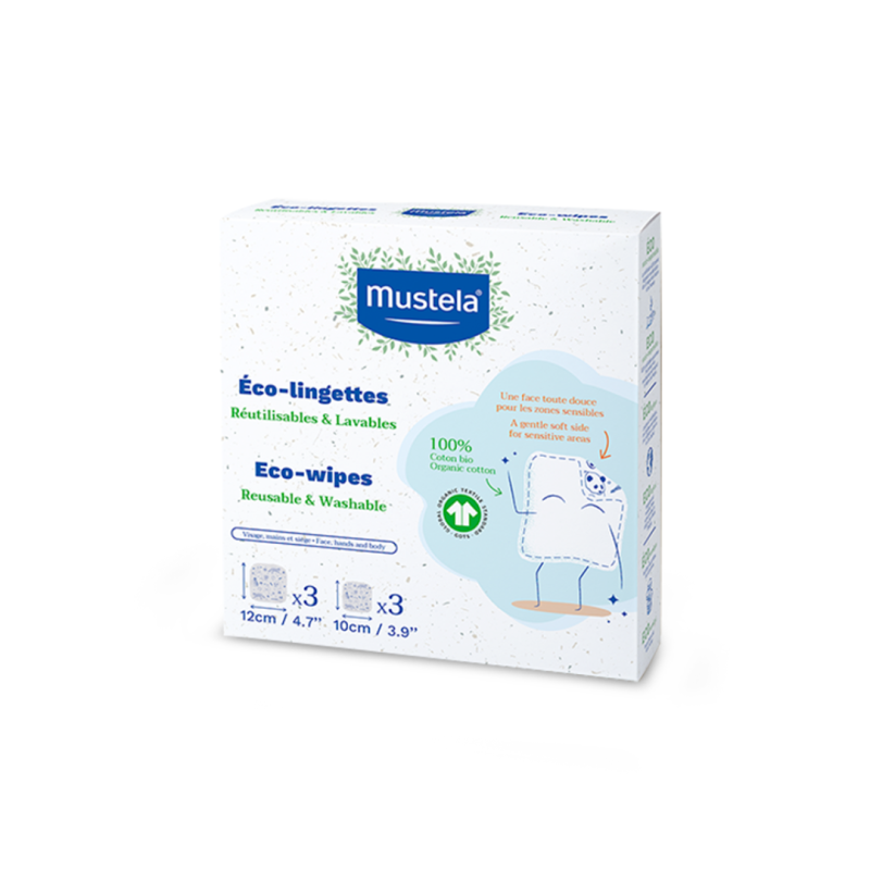 Mustela salviette lavabili riutilizzabili 6 pezzi