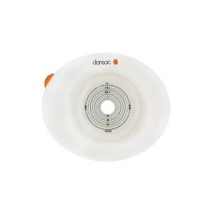 Placca per stomia addominale dansac novalife tre 2 placca convessa soft 15-38 mm flangia 55 mm ritagliabile 5 pezzi