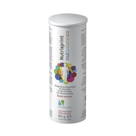 Nutrisprint multivitaminico 20 compresse effervescenti 80 gsenza zucchero Nutrisprint multivitaminico 20 compresse effervescenti 80 gsenza zucchero