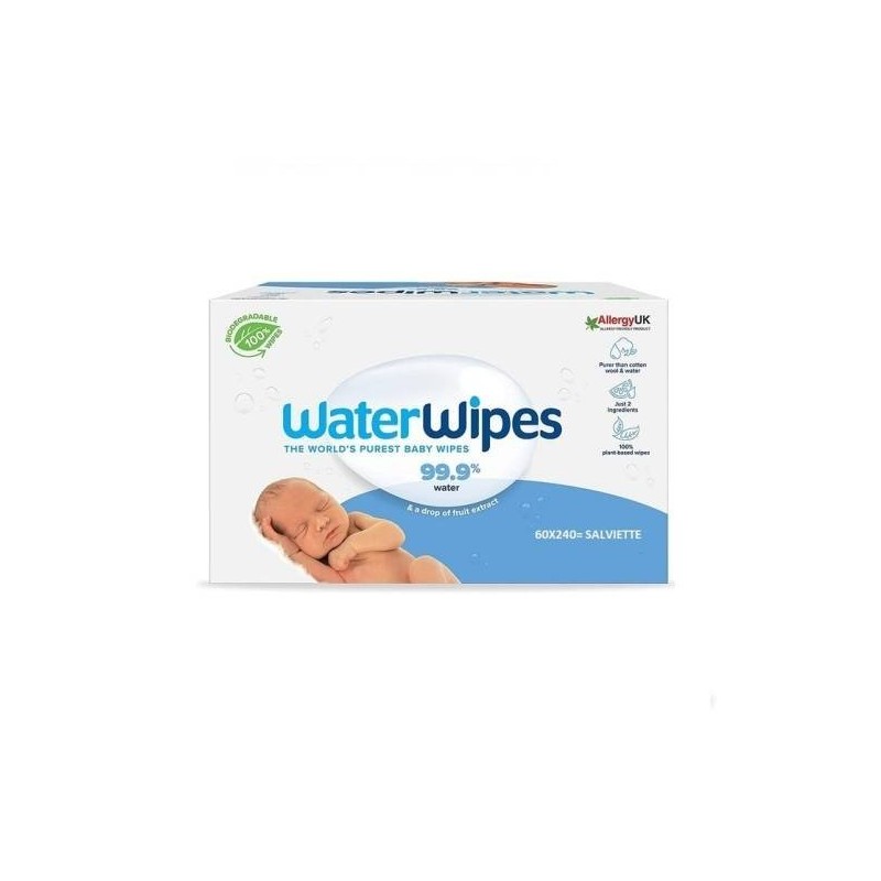Waterwipes bio 4 x 60 pezzi