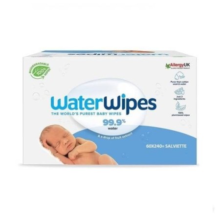 Waterwipes bio 4 x 60 pezzi