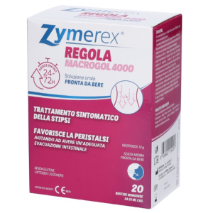 Zymerex regola macrogol 4000 20 bustine da 20 ml