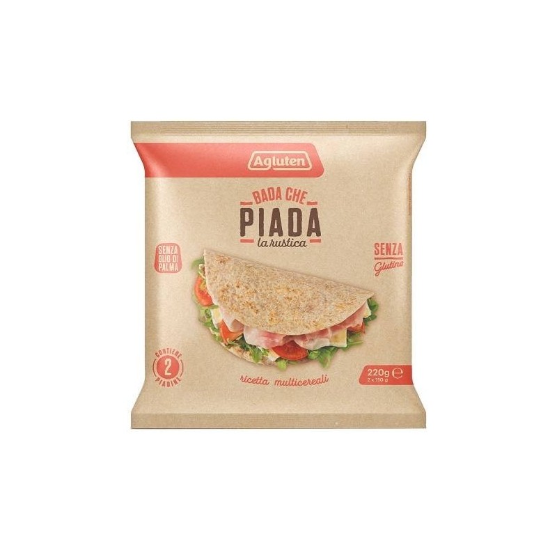 Agluten bada che piada la rustica 220 g