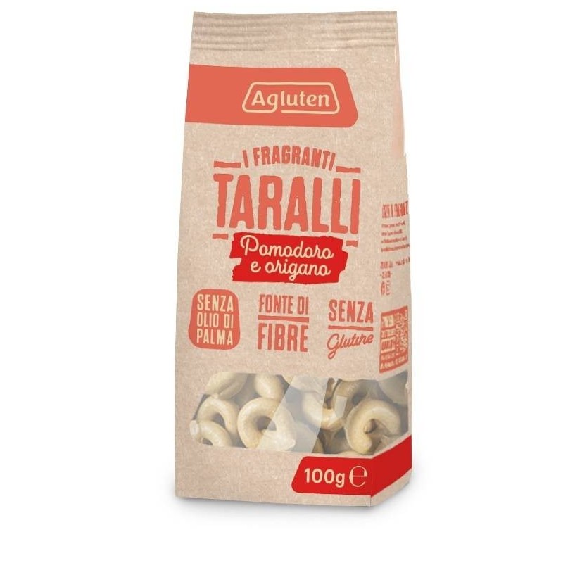 Agluten taralli pomodoro e origano 100 g