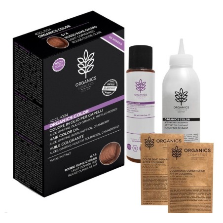 Organics pharm organic color 6/4 rosso rame chiaro