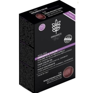 Organics pharm organic color 7/5 rosso mogano chiaro