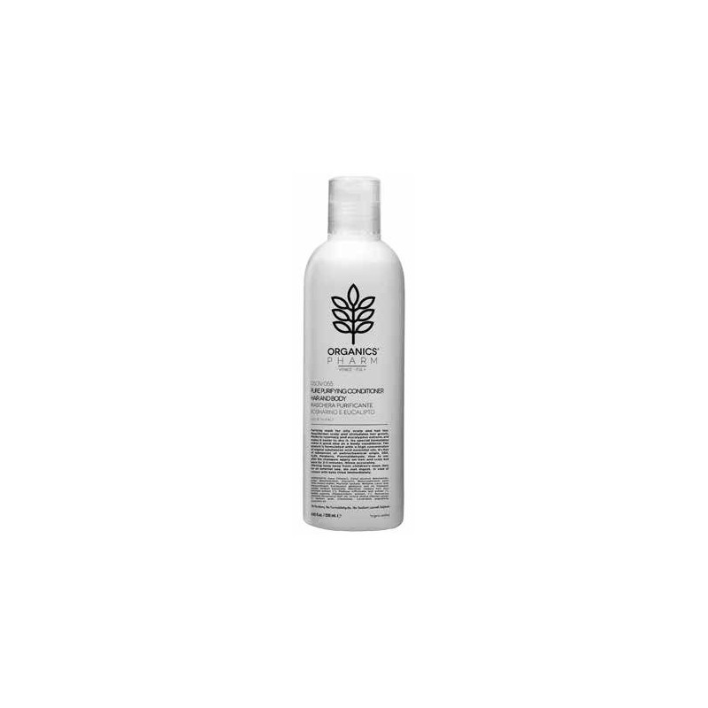 Organics pharm pure purifying conditioner hair and body rosemary and eucalyptus