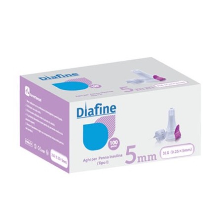 Ago pungidito per insulina diafine 31gx5mm 100 pezzi