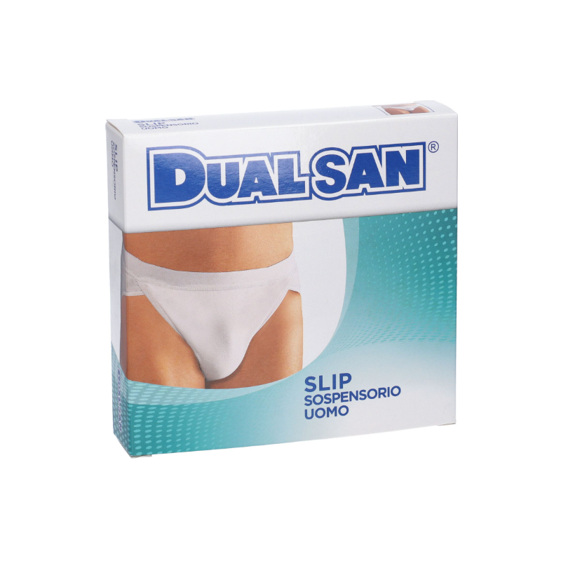 Slip contenitivi da uomo dualsan colore grigio misura 2
