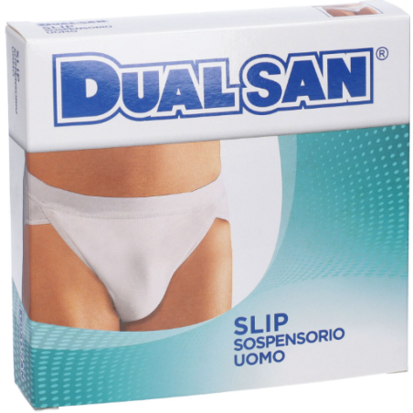 Slip contenitivi da uomo dualsan colore grigio misura 2