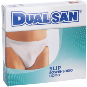 Slip contenitivi da uomo dualsan colore grigio misura 6