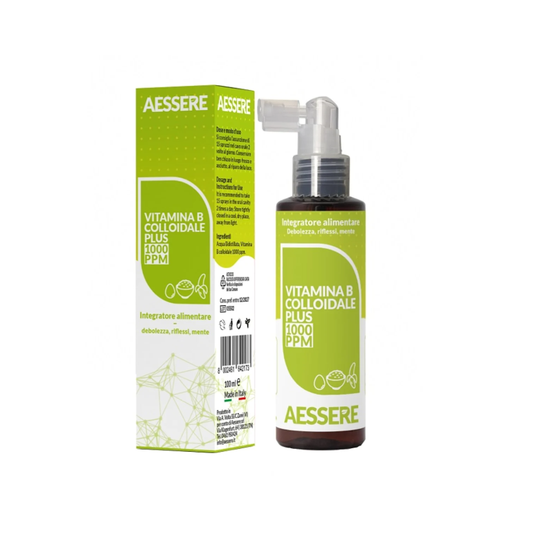 Vitamina b colloidale plus spray 1000ppm 100 ml