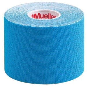Benda tape per kinesiologia blu 5x500cm